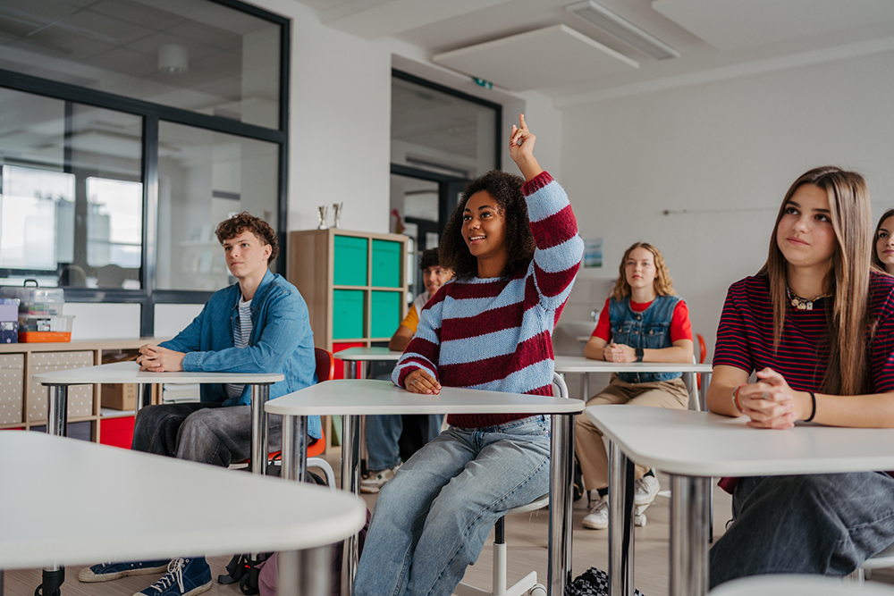 Leerlingen in klas